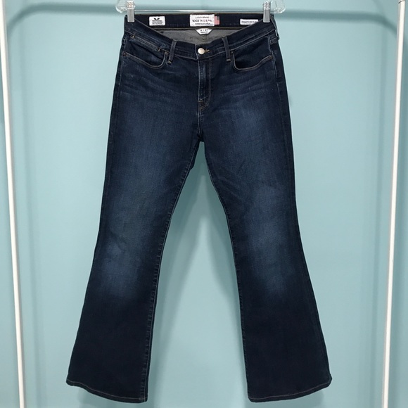 Lucky Brand Medium Wash Charlotte Kick Flare 27 - Picture 2 of 7